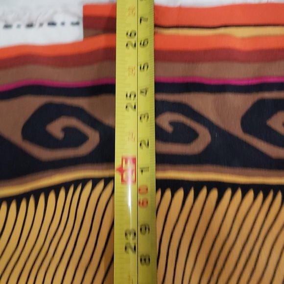 Vintage women's alfred sung 100% silk pencil skirt "moana" small - Picture 2 of 7